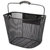 Cos metalic pentru bicicleta, 33x26x25cm, max 6kg, Negru