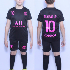 Echipament Negru Copii 2023 -NEYMAR JR- (6ANI-122,8ANI-134,10ANI-146,12 ANI-158,S,M,L)