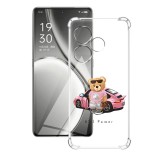 Husa antisoc pentru realme gt 6 / gt 6t, airbag pro, clear, girl power
