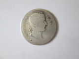 Cumpara ieftin Rara! Franta 1 Franc 1812 B(Rouen) argint Napoleon I,moneda in stare slaba, Europa