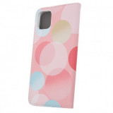 Husa Flip Carte Trendy Color, Apple iPhone 14 (6,1&quot;), Pastel Circular