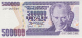 Bancnota Turcia 500.000 Lire 1970 (1998) - P212 UNC
