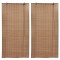 vidaXL Jaluzele din bambus tip rulou, 2 buc., maro, 80 x 160 cm