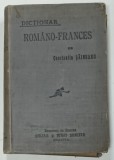 DICTIONAR ROMANO - FRANCES de CONSTANTIN SAINEANU , 1900