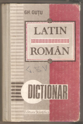 Gh.Gutu-Dictionar Latin-Roman foto