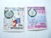 2 Timbre Nigeria 1988 - Congres Securitate , Embleme , val. 25 si 30k, Nestampilat
