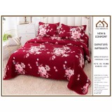 Cumpara ieftin Set Cuvertura Catifea Pat Dublu 3 Piese - PIT152