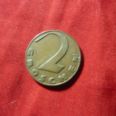 Moneda 2 grosi Austria 1926 ,Cupru , cal.F.Buna
