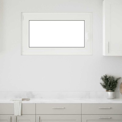 Fereastră de subsol &amp;bdquo;RISOR&amp;rdquo; 100x70 cm oscilo-batantă DIN st&amp;acirc;nga antracit foto