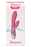 Dreamer II - Vibrator iepuraș roz, 20.5 cm