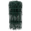 VidaXL Gard delimitare grădină fier vopsit electrostatic 25 x 0,4 m