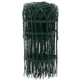 vidaXL Gard delimitare grădină fier vopsit electrostatic 25 x 0,4 m