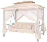 Copertina superioara ALIPASCHA Lux pentru leagan de gradina, 154x62 cm