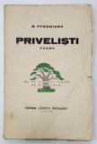 BENJAMIN FUNDOIANU, PRIVELISTI, POEME, 1930 CU UN PORTRET DE C. BRANCUSI