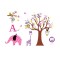 Sticker decorativ, Animale, 160 cm, 736STK