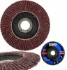 Disc lamelar pentru lemn si metal P80 125x22.2mm