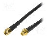 Cablu adaptor reverse, SMA mufa, SMA soclu, 5m, 50&Omega;, LOGILINK - WL0101