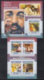 Mozambic 2015 - Picturi de Henri de Toulouse-Lautrec, Colita+ Bloc, MNH