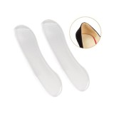 Set 2 pernite anti alunecare si anti disconfort pentru calcaie din silicon, transparente