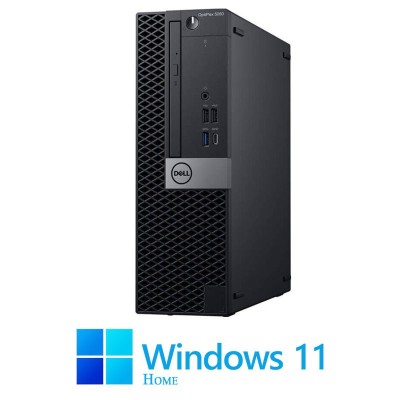 Calculator Dell OptiPlex 5060 SFF, Hexa Core i5-8400, 16GB, 500GB SSD, Win 11 Home foto