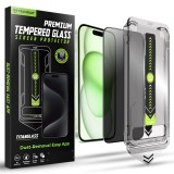 Folie iPhone 15 Plus Asteroid GSM TitanGlass FullCover, privacy