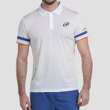 Tricou polo respirant padel Bullpadel Lules Alb Bărbați, Bull Padel