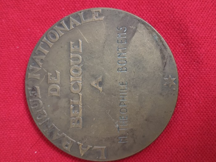 medalie edificiu Belgia ,anul 1850