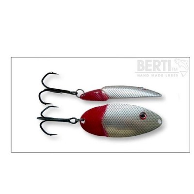 LINGURA OSCILANTA BERTILURE LUCKY REDTAIL XXL SILVER AMPRENTA PATRATE 7.8 CM 13 GRAME foto