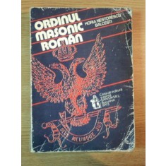 ORDINUL MASONIC ROMAN DE HORIA NESTORESCU BALCESTI , 1993