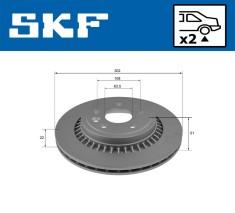 SKF VKBD 90084 V2 Disc frana foto