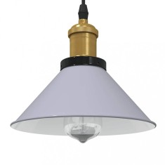 vidaXL Lampă suspendată reglabilă pe &icirc;nălțime E27 gri lucios metal 4103446