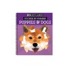 Brain Games - Sticker by Number: Puppies &amp; Dogs - 2 Books in 1 (42 Images to Sticker)