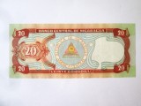 Rară! Nicaragua 20 Cordobas 1999 UNC la cel mai mic pret