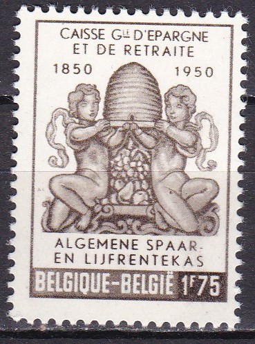 Belgia 1950 aniversare MI 866 MNH