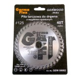 Disc circular vidia, 40 dinti, 125 mm, Germa Flex GartenVIP DiyLine