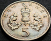 Moneda 5 NEW PENCE - MAREA BRITANIE / ANGLIA, anul 1970 *cod 4555, Europa