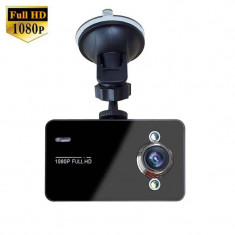 Camera auto de bord, prindere cu ventuza, Blackbox DVR HD 1920x1080p, display TFT 2.4 inch, senzor de miscare, culoare negru