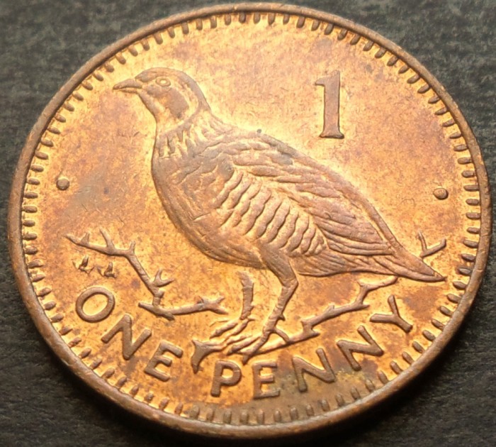Moneda exotica 1 PENNY - GIBRALTAR, anul 1995 * cod 3114 B = UNC