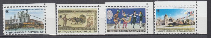 CIPRU CIPRU GREC 1983 ZIUA COMUNITATII SERIE MNH