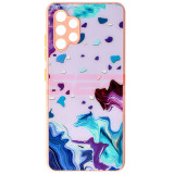Toc TPU Watercolor Glass Samsung Galaxy A32 Water Pink