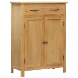 vidaXL Dulap de pantofi, 76 x 37 x 105 cm, lemn masiv de stejar