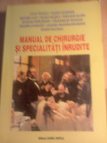 Manual de chirurgie și specialități &icirc;nrudite,popa florin