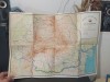 Republica Populară Rom&icirc;nă Rom&acirc;nă, Harta fizică și administrativă, Rom&acirc;nia &icirc;mpărțită pe regiuni, Regiunea Autonomă Maghiară, București 1957, 013