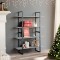 vidaXL Bibliotecă, 4 rafturi, gri beton, 100x30x140cm, lemn prelucrat 806481