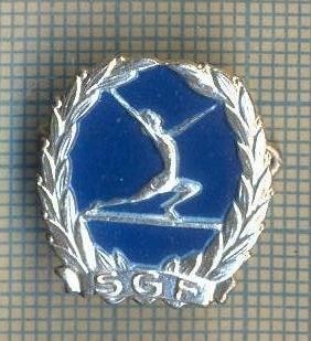 Y 759 INSIGNA - ,,SGF&amp;quot; -GIMNASTICA -SUEDIA -PENTRU COLECTIONARI foto