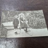Fotografie tip Carte Postala Pricipii Nicolae si Marioara, 1908