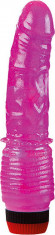 Vibrator Realistic Jelly, Mov, 18.5 cm foto