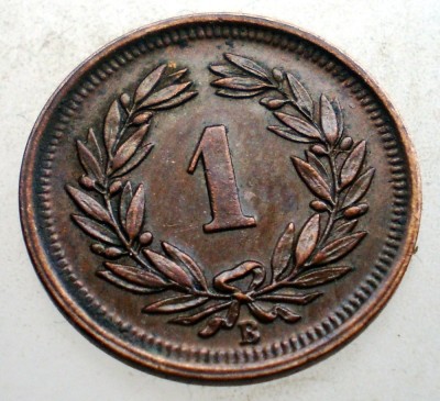 7.310 ELVETIA 1 RAPPEN 1938 B foto