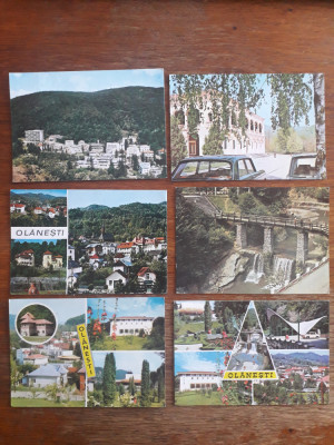 Lot 9 carti postale vintage cu Olanesti + 1 Slanic Moldova / CP1 foto