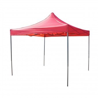 Cort tip pavilion rosu 3mx3m, inaltime reglabila, pliabil Breckner Germany foto